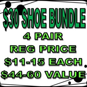 $30 For 4 Pairs of Shoes